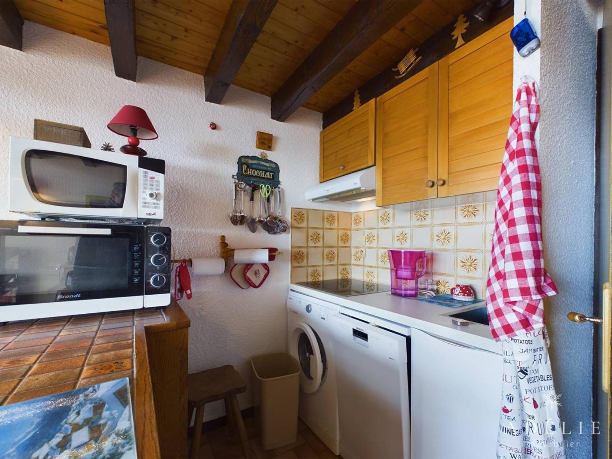 Studio Avec Mezzanine Pour 4 Pers, Proche Commerces Et Remontees - Fr-1-398-677 Montvalezan Kültér fotó