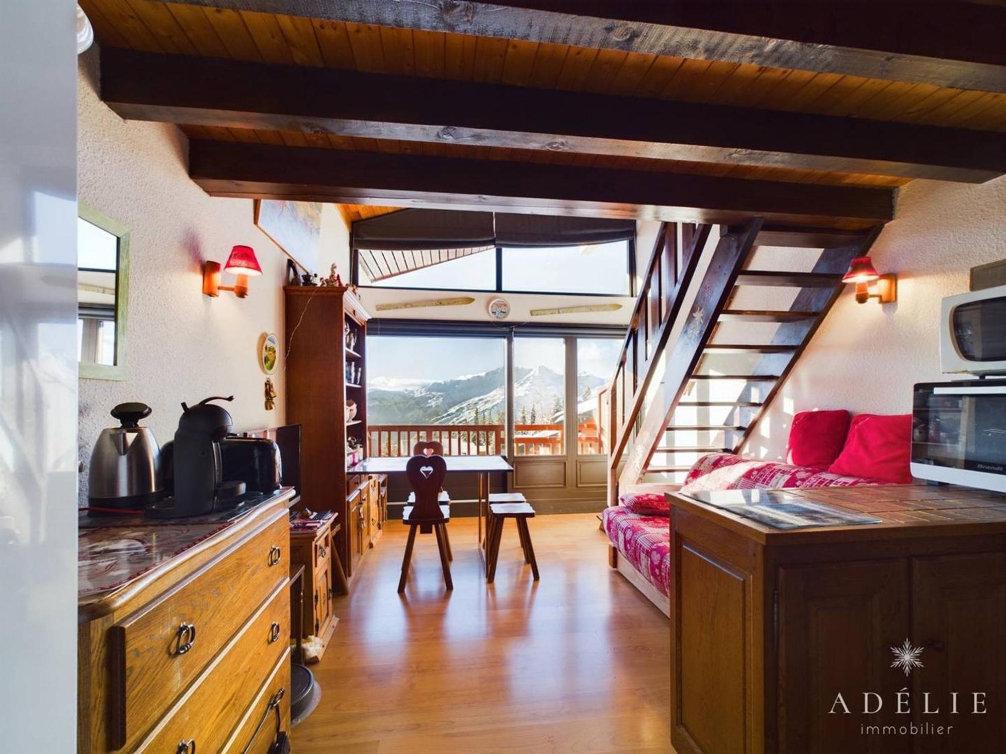Studio Avec Mezzanine Pour 4 Pers, Proche Commerces Et Remontees - Fr-1-398-677 Montvalezan Kültér fotó